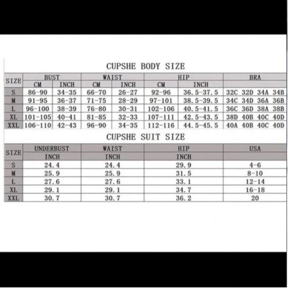 NEW NWT Cupshe Bright Day Shirring Ruched 1 Piece Swimsuit XXL - Picture 10 of 11